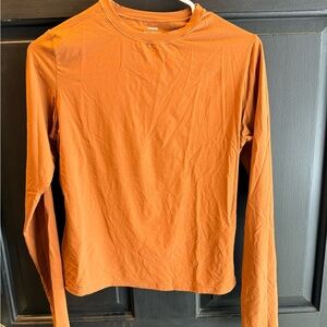 SKIMS Rust  Everyday Long Sleeve Tee